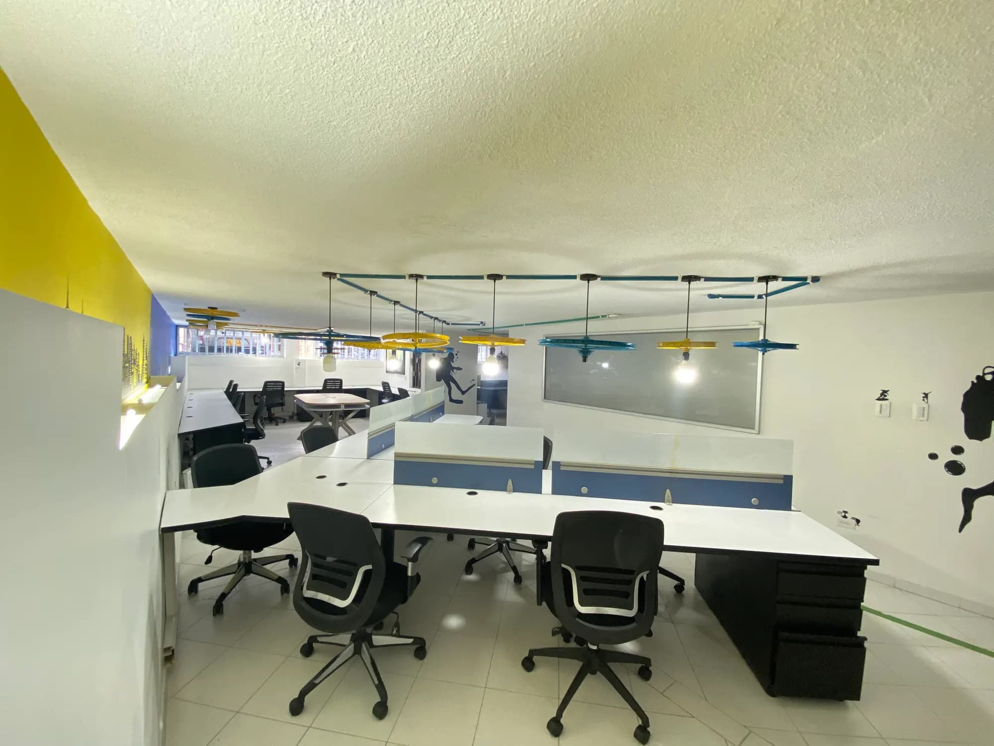 Área abierta de coworking